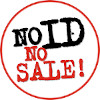 No ID No Sale logo rounded