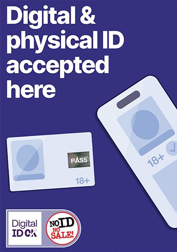 Digital & physical ID accepted poster - NINS 2027