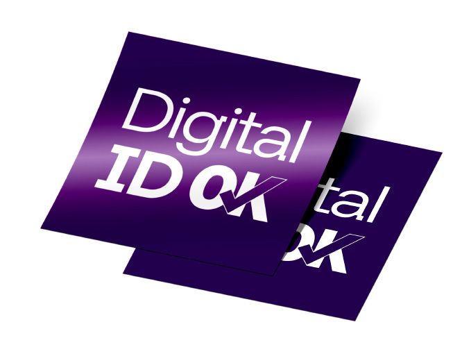 'Digital ID OK' window vinyl - NINS 2027